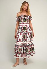 Vestido Canoa Mandalas
